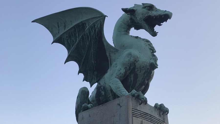 Ljubljanas mascot dragon