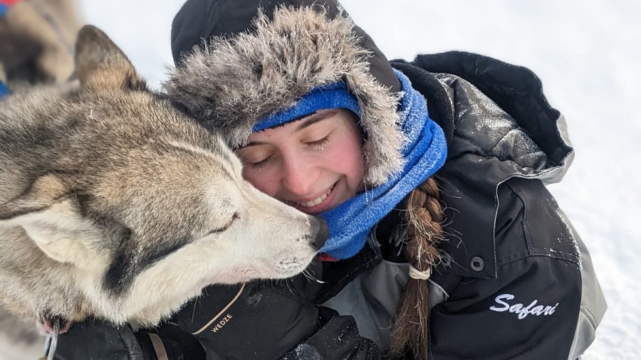 Husky snuggles